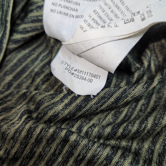 Prana Mens Large Hardesty Performance Tank Sleeveless Athletic Shirt Green Black - Picture 8 of 11